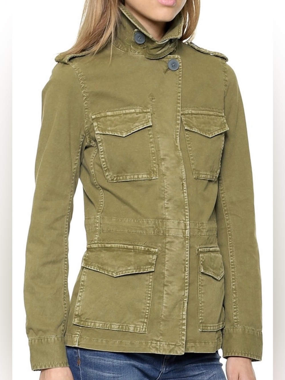 MADEWELL green khaki jacket sz medium